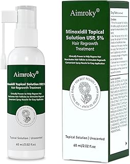 Minoxidil Hair Growth Spray for Men & Women, 5% Minoxidil Topical Solution Hair and Beard Growth Serum, Advanced Hair Regrowth Oil Treatment for Hair Loss, Thinning, Hair Regrowth & Thicker 2.02 fl.oz