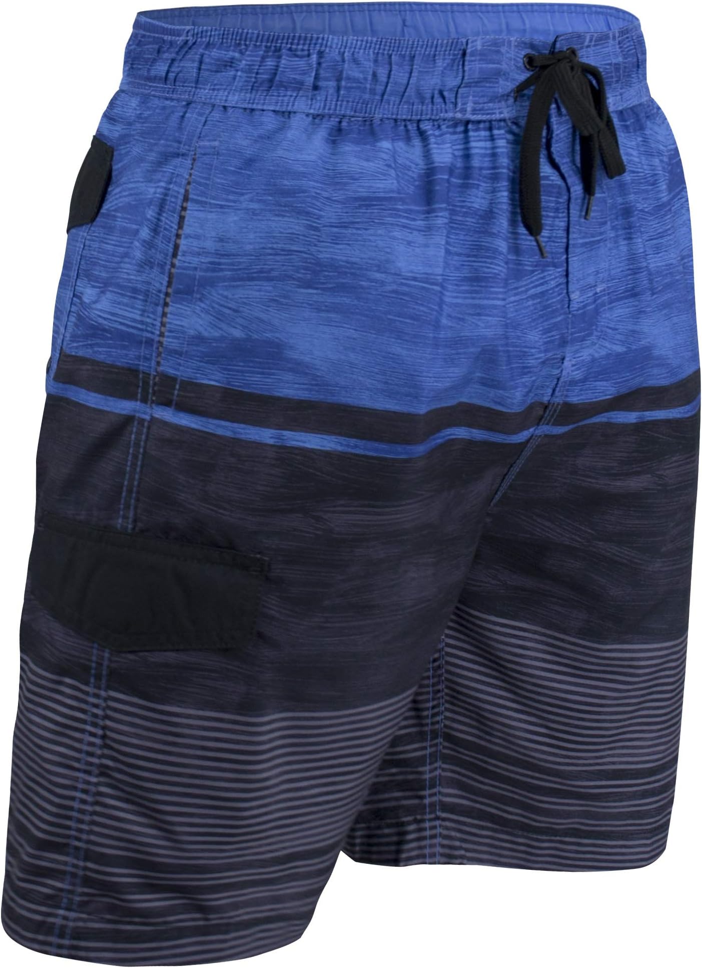 Men's Quick-Dry 9" Beach Swim Trunks Navy Charcoal L