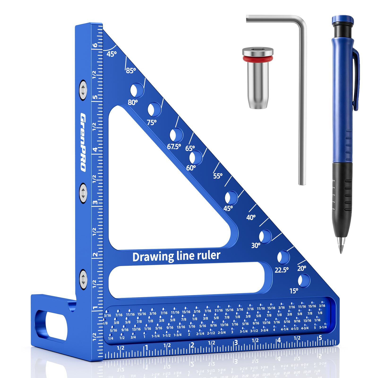 GRENPRO Combination Square Set - 7 & 12 Inch -10