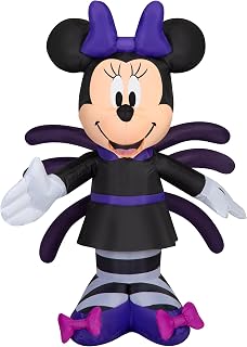 Airblown Inflatable Monster Minnie Disney, 3.5 ft Tall, Multicolored