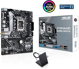 ASUS Asustek computer PRIME H610M-A D4 2DDR4 1XPCIE 4.0 X16 2XM.2
