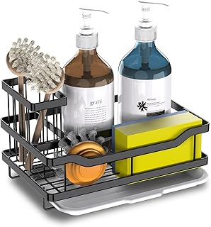 Vanwood Kitchen Sink Caddy Organizer with Hig...,