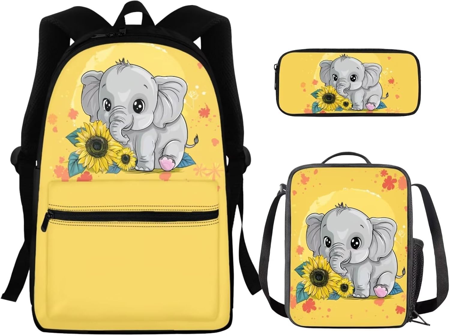 Dolphin Backpack Purse for Girls 8-10 10-12 Kids School Bag Set with Lunch Box Pencilcase Boys School Backpacks Children Schoolbag Elementary College Students Bookbag Daypack