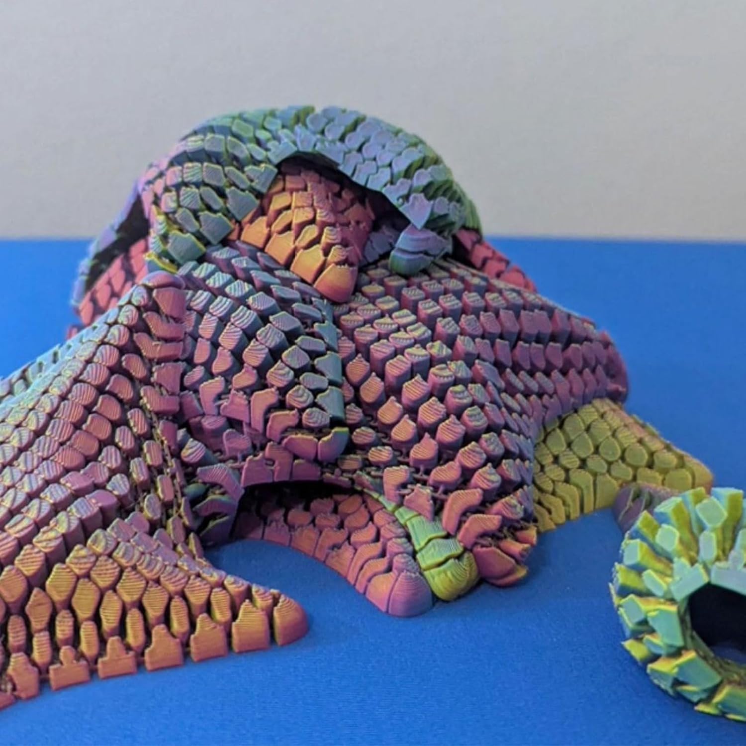 3 Dimensions Printed Starfishs, 3 Printed Animal Fidgets Toy for Stress Relief Desktop Decors Starfishs Statue Flexible Joint Articulated Fidgety Toy Ornament