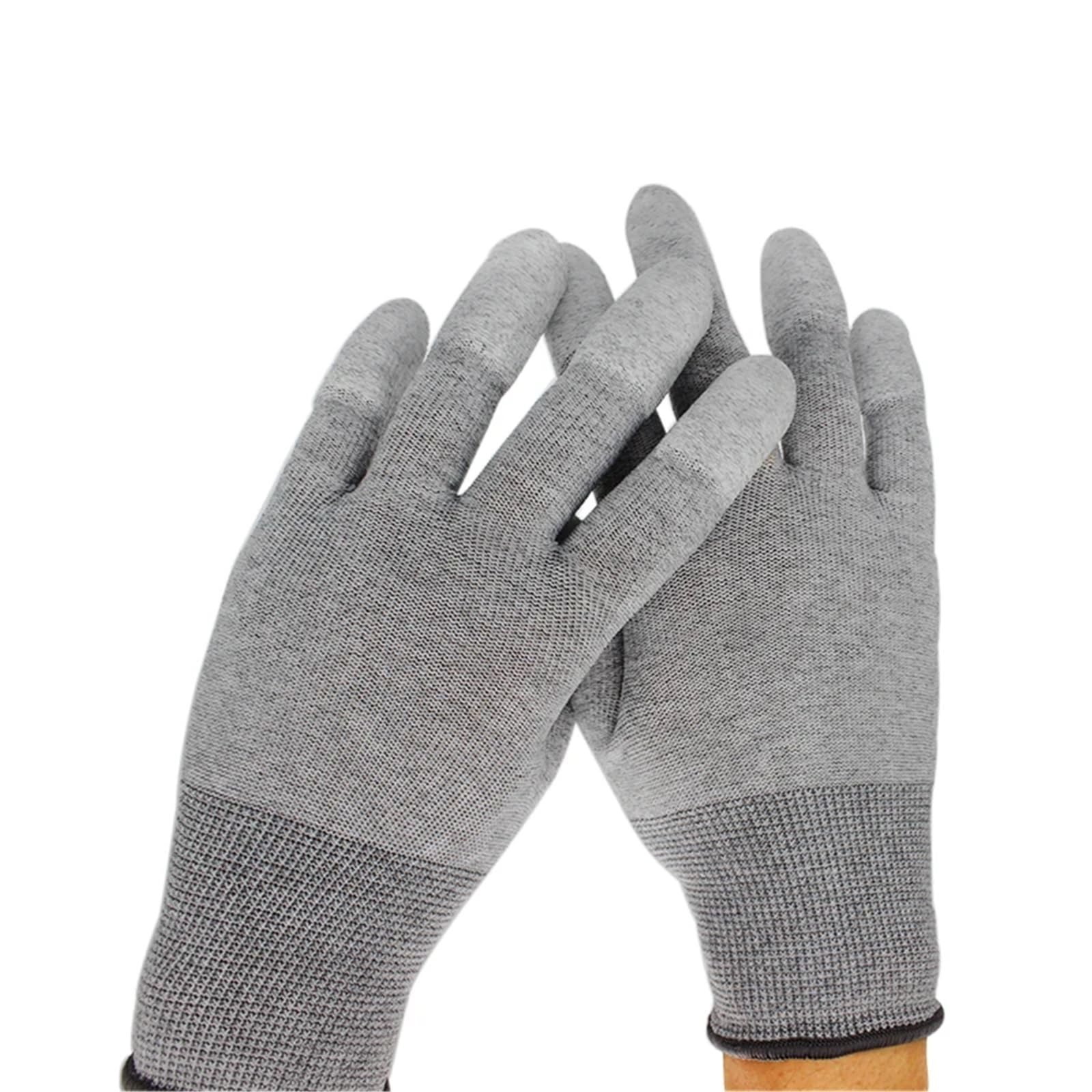 10 paia/5 paia di guanti antistatici ESD for la sicurezza sul lavoro elettronico for la manutenzione di componenti elettronici(10 Pairs,Medium)