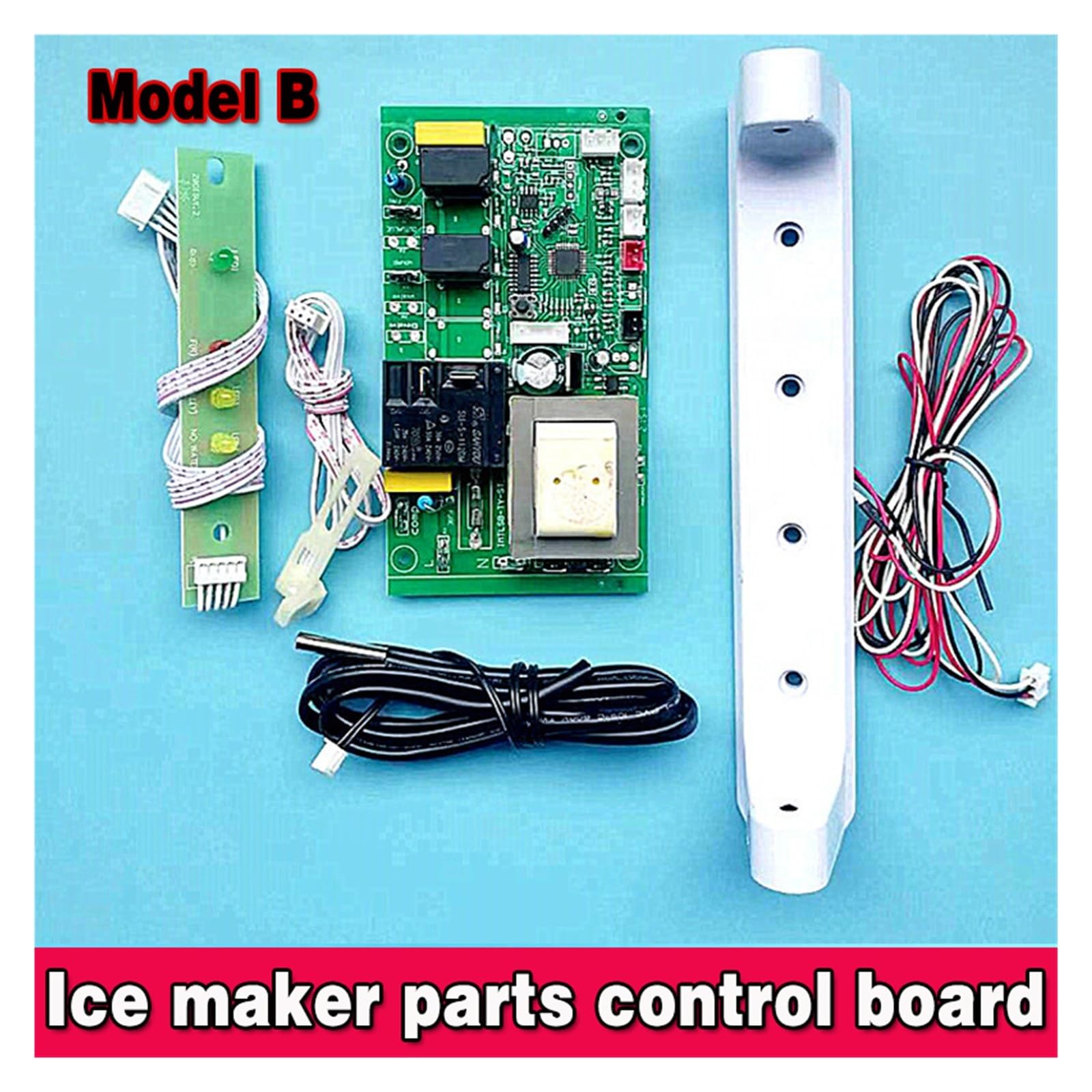 Placa De Computadora De Uso General for Trituradora De Hielo, Compatible Con Copos De Nieve, Placa De Control De Máquina De Fabricación De Hielo, Placa De Circuito De Máquina De Partículas