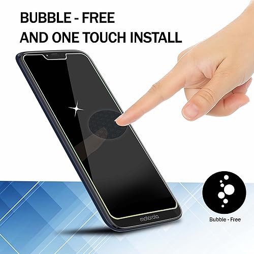 Miniatura 6 de Protector de pantalla para Motorola Moto Z3 Z3 Play, protector de pantalla de vidrio templado, 0.013 in Garantía de por vida Antiarañazos