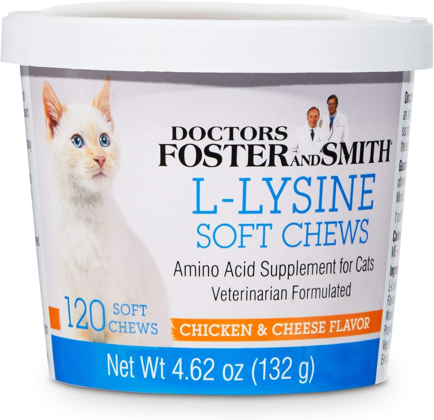 Petco Brand - DRS. Foster and Smith L-Lysine Soft Chews for Cats, Count of 120