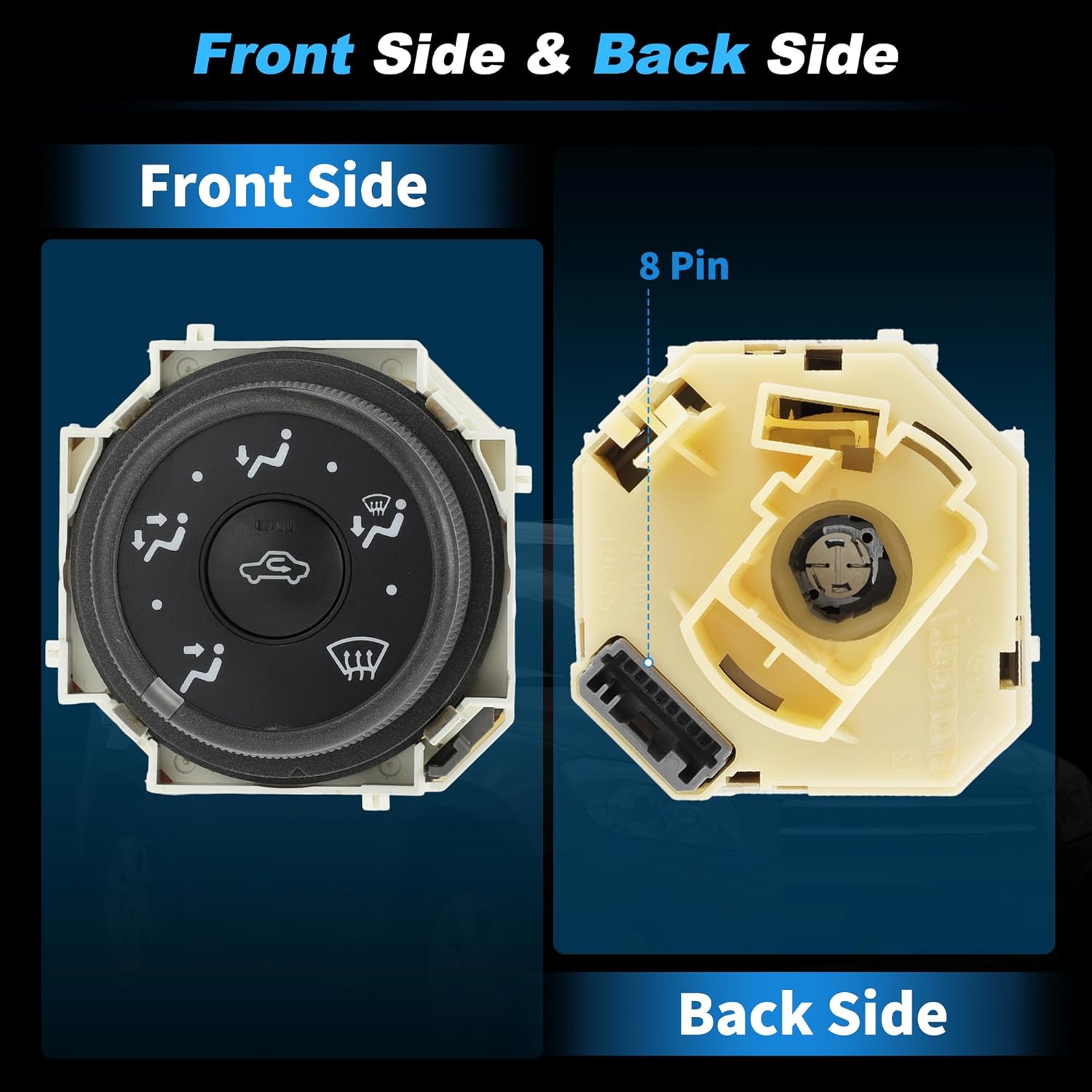 55901-0R010 A/C Heater Climate Control Module for Toyota RAV4 2006-2012 HVAC Control Switch Panel Replacement No.559010R010