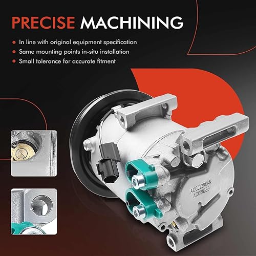 Miniatura 5 de A-Premium Compresor AC con embrague compatible con Kia Soul 1.6L 2010-2011