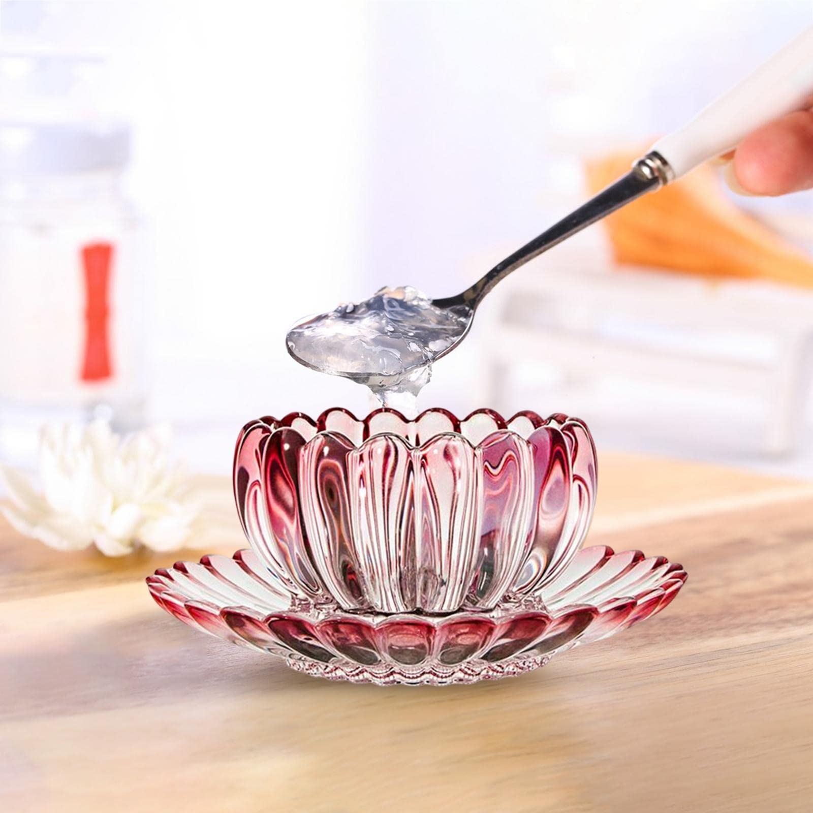 Bol Lotus En Marbre Blanc Sculpté à La Main – Assiette Kamal Décorative 15 Pouces