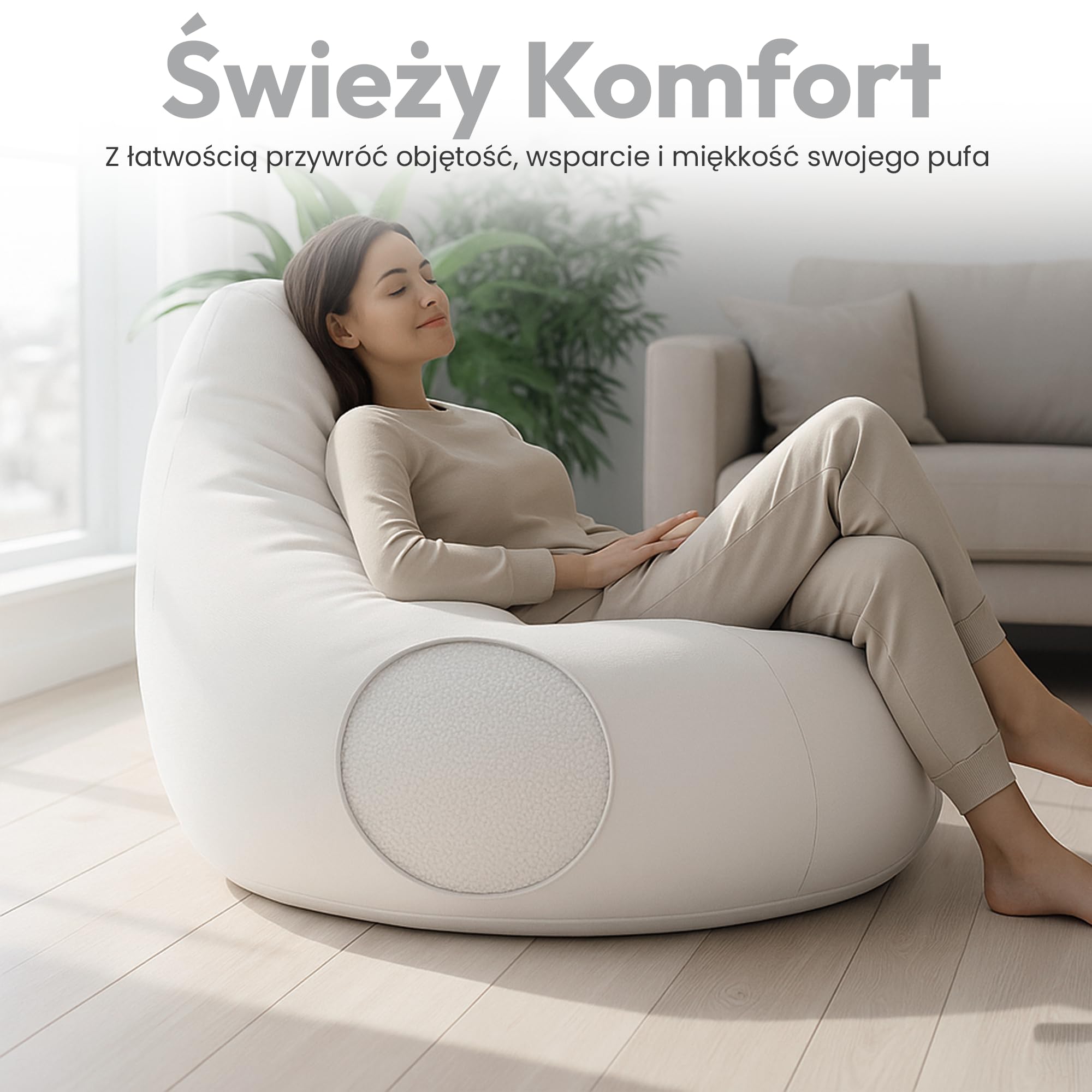 Lazy Bag® Kulki EPS do Beanbaga 300 l - Wkład do Pufy - styropian kulebki | Oryginalne kulki styropianowe do pufy, poduszki i siedziska - bezzapachowe, produkowane w Niemczech