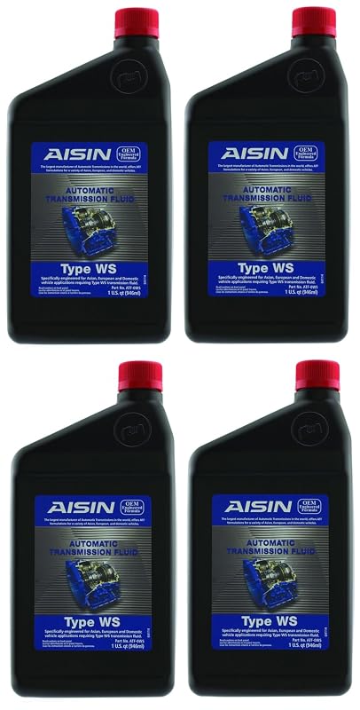 Fluido para transmissão automática Aisin ATF-0WS Alpaca para Cadillac, Lexus, Scion, Toyota e Volvo – Conjunto com 4 unidades