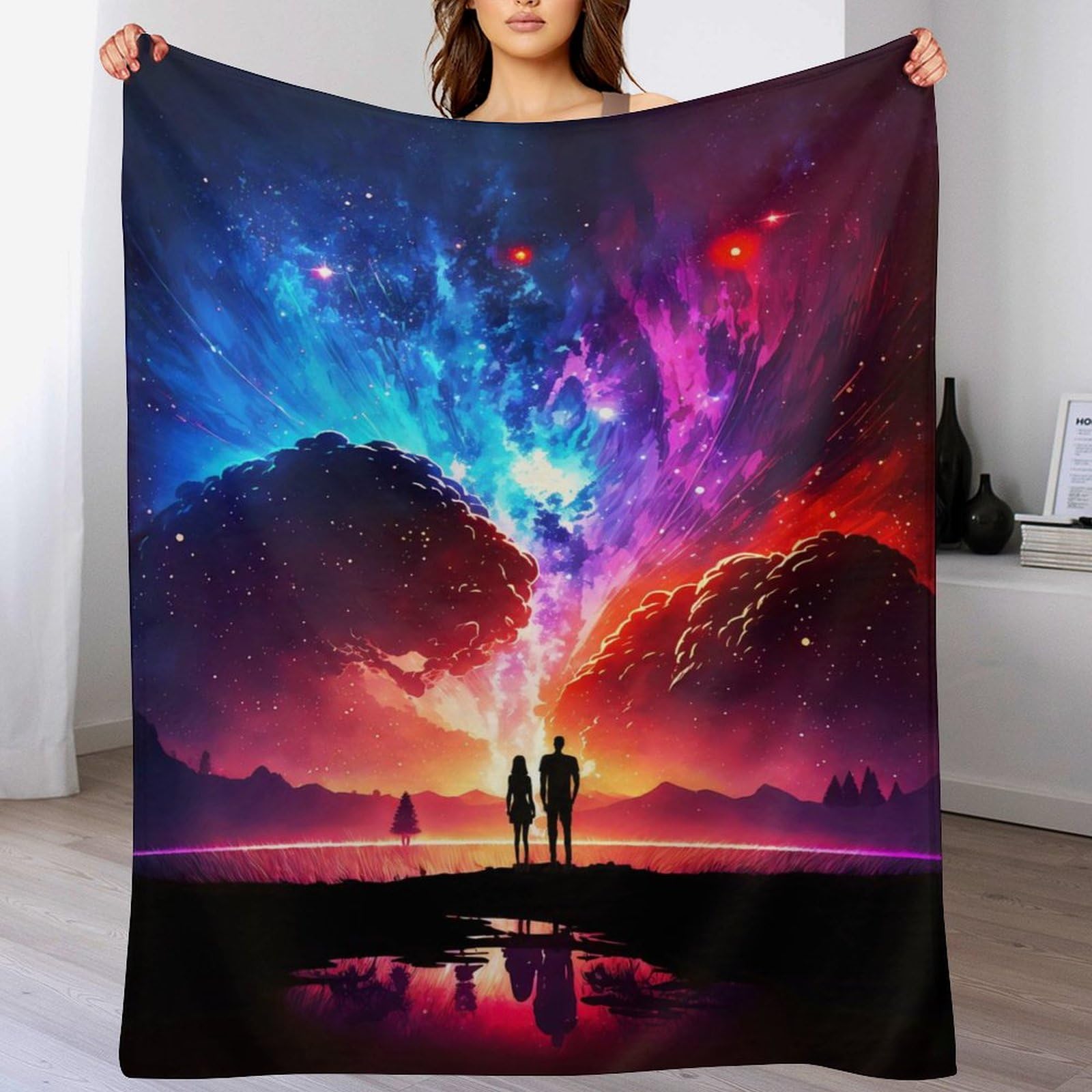Couverture polaire flannel thermique améliorant le sommeil 150x200cm