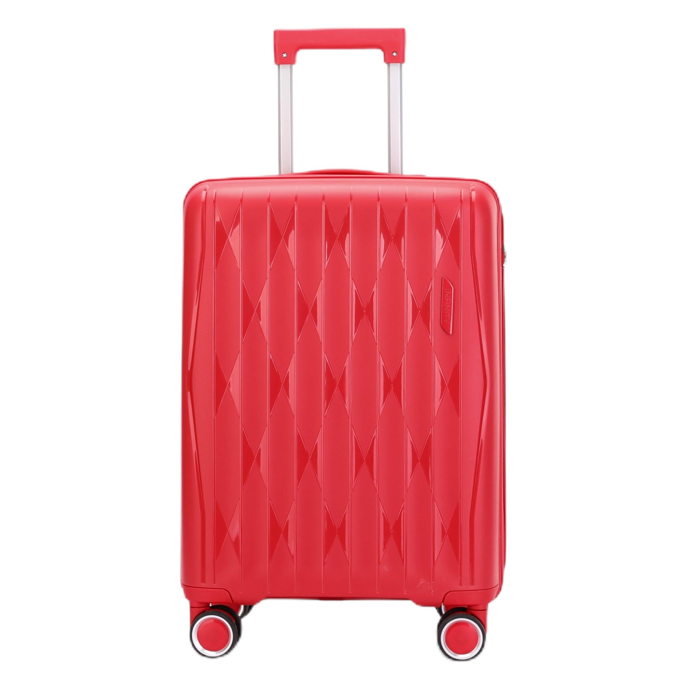 Infinity kabinowa walizka podręczna 50 cm, lekka, 4 kółka, 3-cyfrowy zamek TSA, twarda obudowa, bagaż podręczny, torba lotnicza do EasyJet Ryanair Birtish Airways i wszystkich innych linii lotniczych