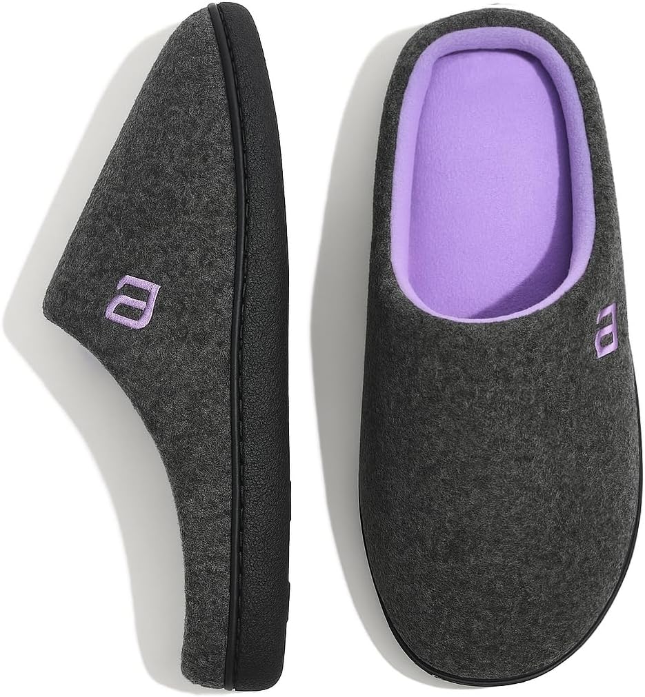 Flexwin House Slippers for Women, Memory Foam Bedroom Slippers, Women House Shoes Indoor Outdoor