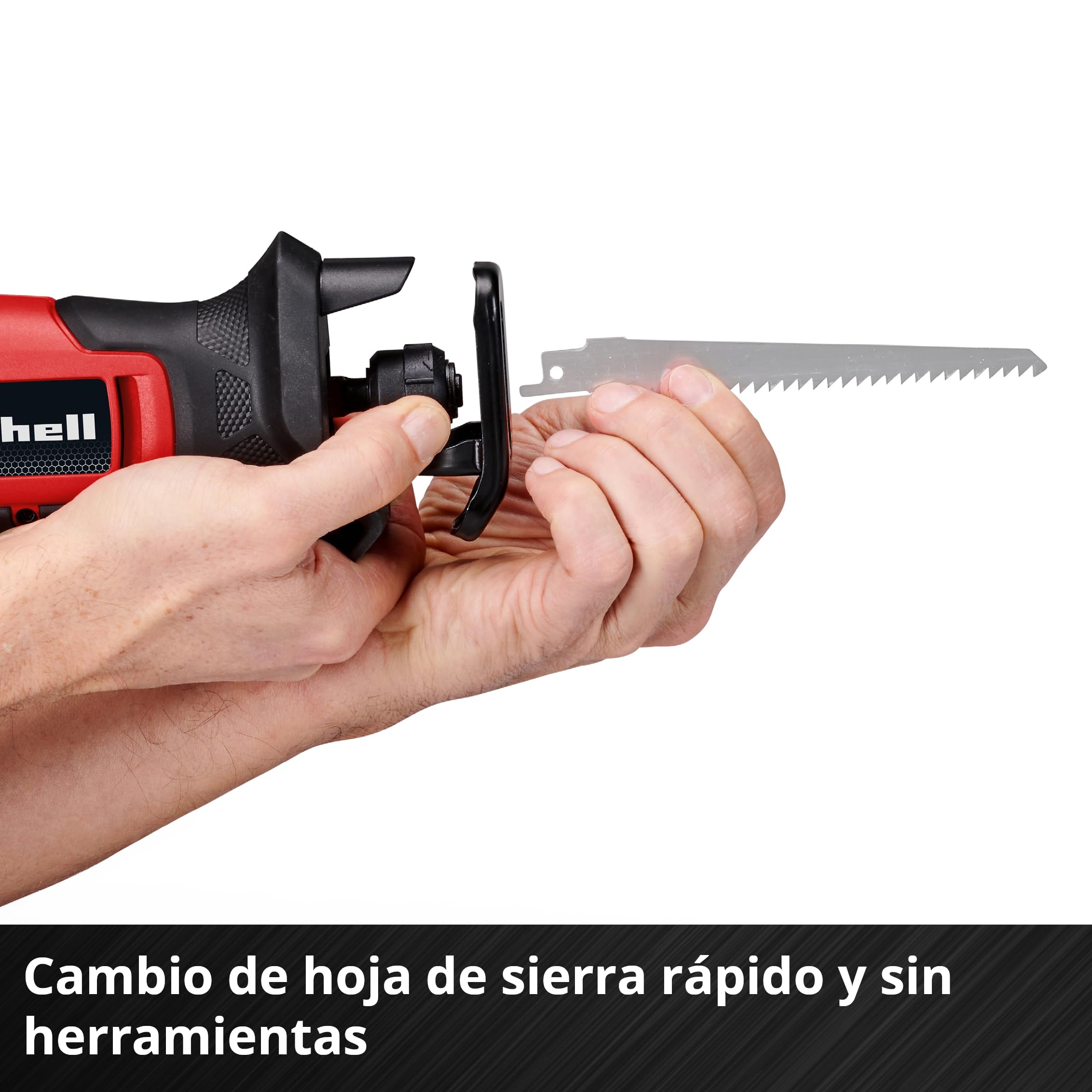 Einhell Sierra universal con batería TE-AP 18/13 Li-Solo Power X-Change (18 V, 13 mm altura de carrera, 50 mm profundidad de corte en madera, diseño manejable, incl. accesorios, sin batería)