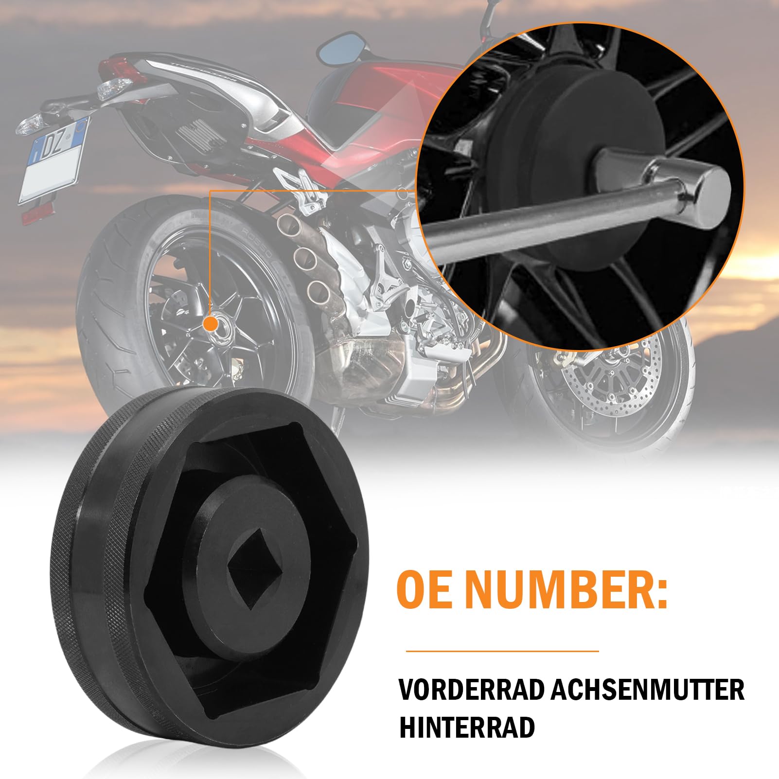 Super Duke 1290 tuerca de rueda Llave