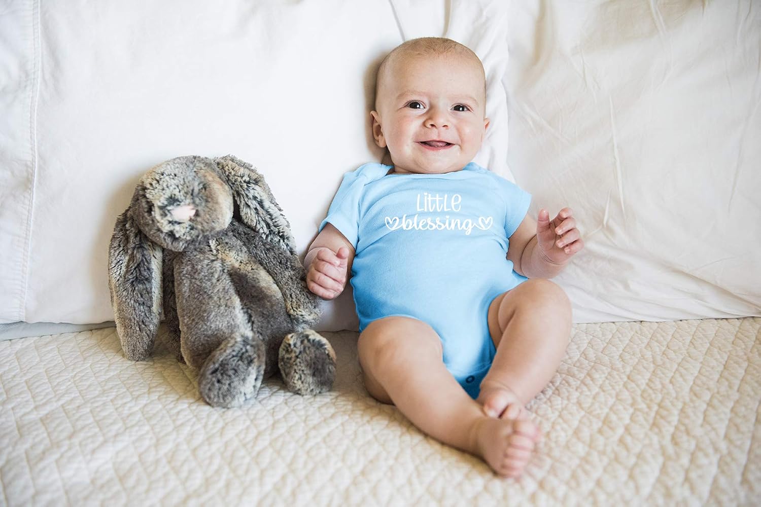 Little Blessing - Funny Baby Essentials Bodysuit - Baby Girl Clothes Newborn One Piece Romper