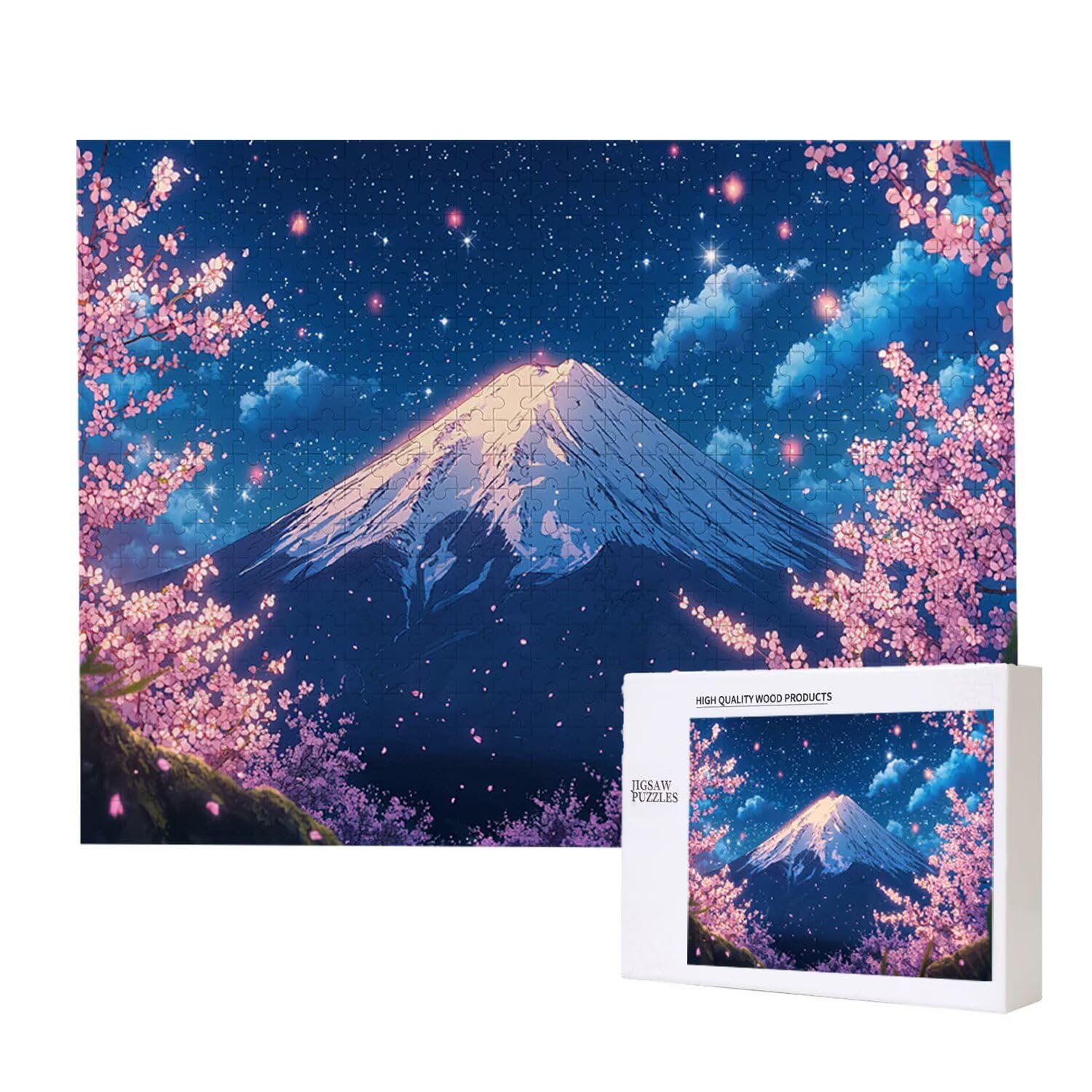 Puzzle 1500 sztuk Puzzle dla dorosłych 87 x 57 cm gra edukacyjna prezenty dla dorosłych i dzieci od 14 lat, kreatywny prezent na relaks - (Japońska góra Fuji) x-695