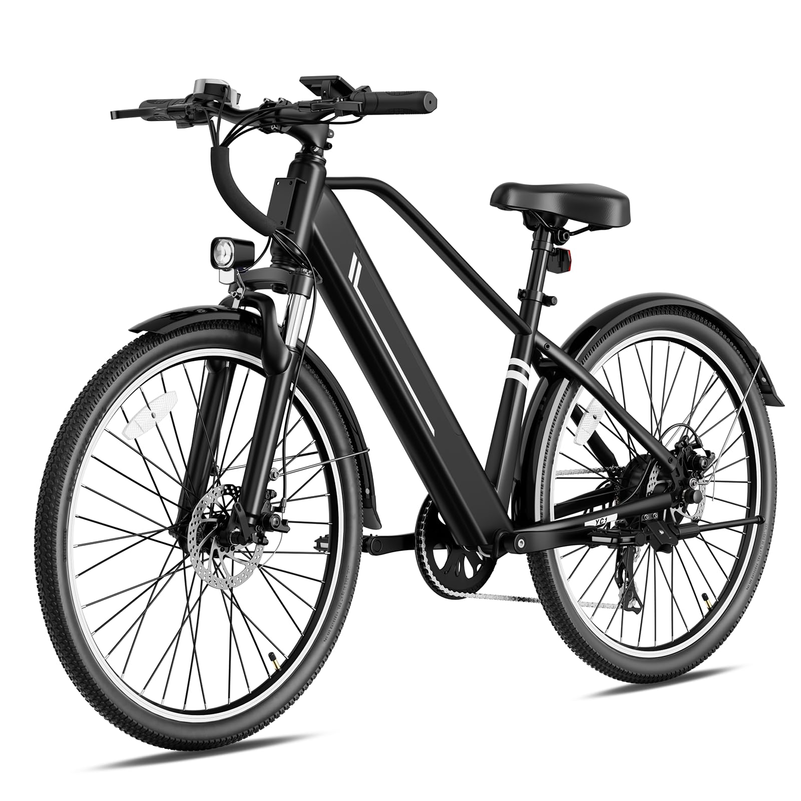 1000W Peak Electric Bike for Adults, 26" Ebike with 375Wh Removable Battery, E Bike Up to 40 Miles, MAX 25MPH, 7-Speed & Front Suspension, Electric Mountain Bike for Outdoor