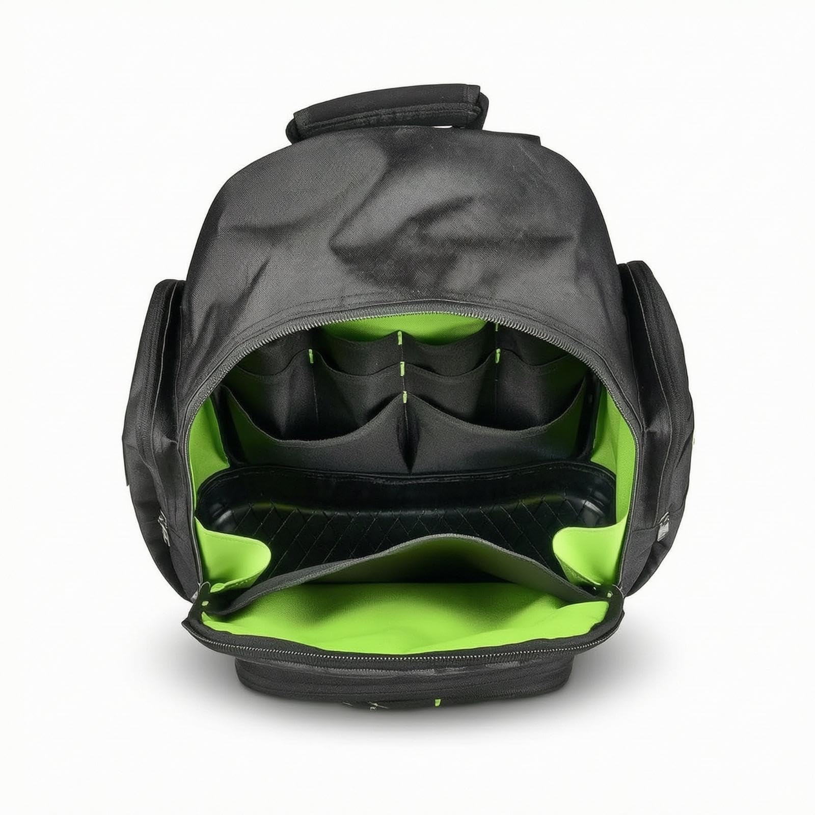 Tool Backpack with Molded Base Reinforced Tool Backpack Padded for Electricians, Technicians, Job Sites, Maintenance Work-image-2