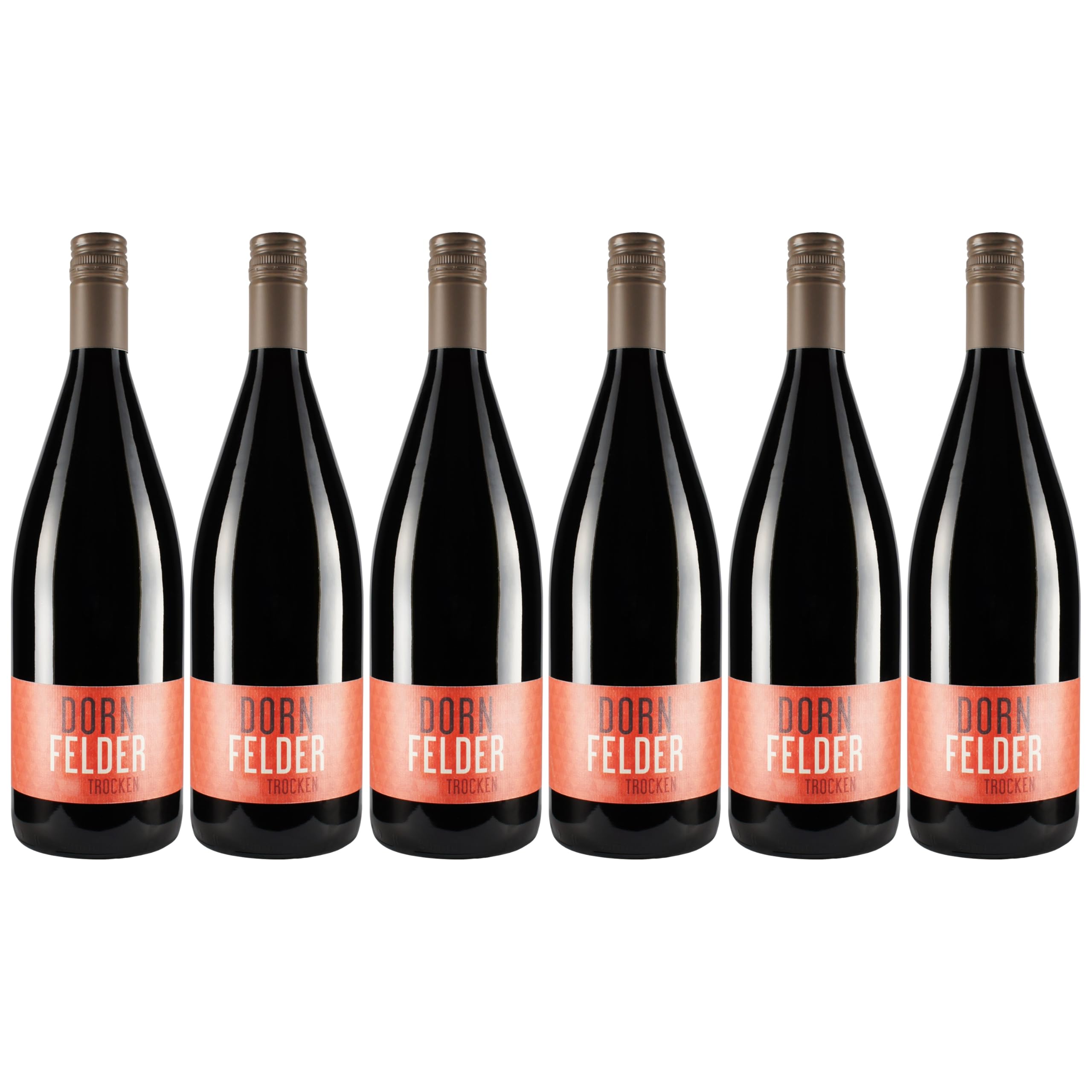 Nehrbaß - “Dornfelder 2024” - Rotwein trocken 6 x á 1 Liter - Qualitätswein - Vegan - Aus Deutschland (Rheinhessen) - mit Schraubverschluss