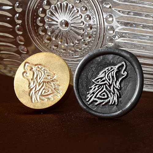 Miniatura 3 de Sellos de cera de sellado de patrones de animales, sellos de cobre y empuñadura de madera, kit de sellos de cera para sobres de tarjetas, embalaje