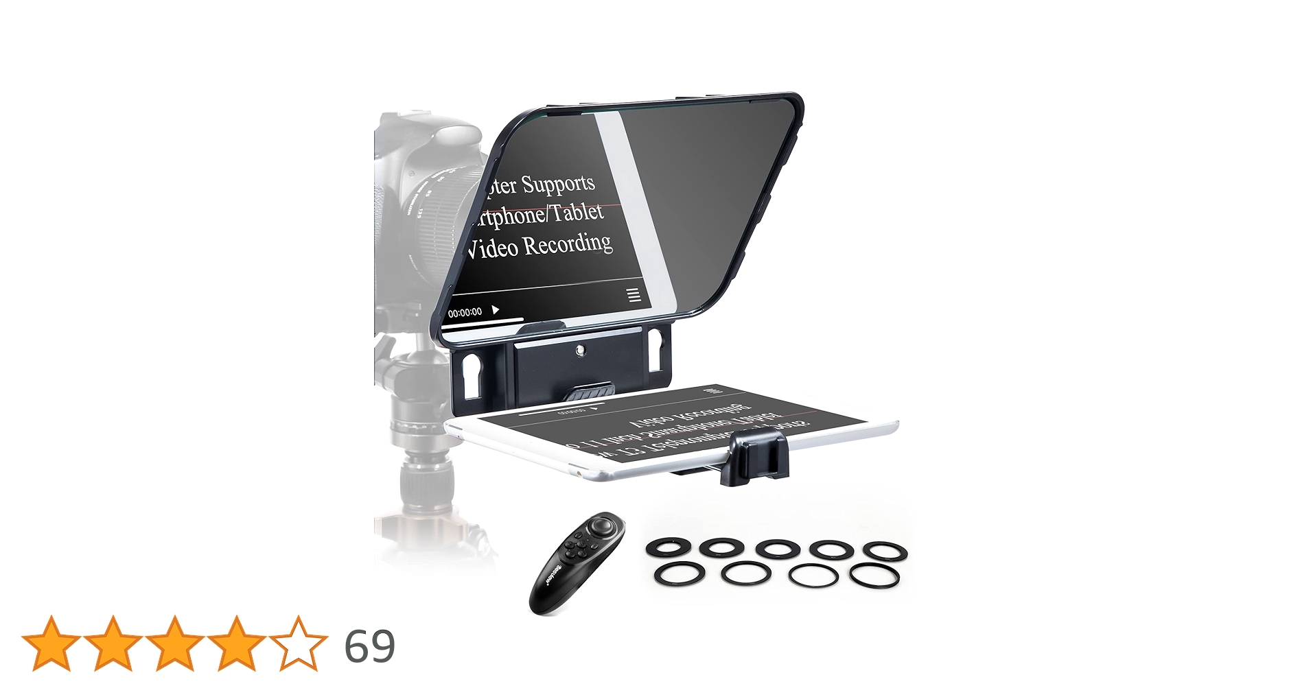 Amazon | Desview T3 テレプロンプター リモコン付き 最大11インチ 8