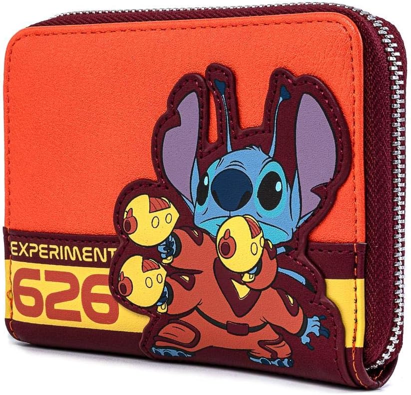Loungefly x Disney Lilo & Stitch Experiment 626 Zip-Around Wallet - Image 4