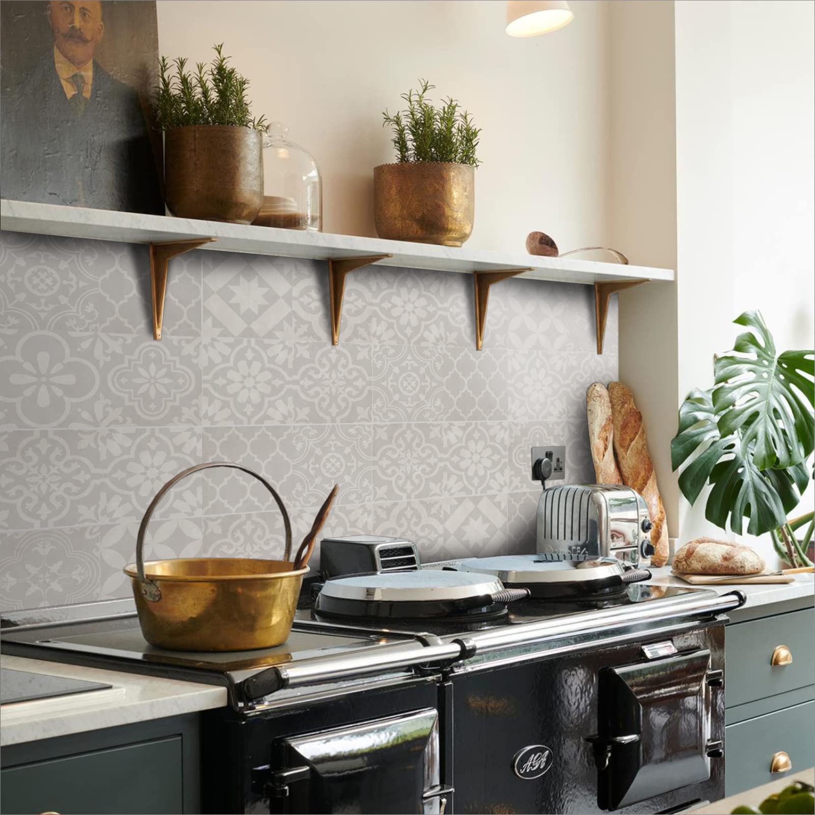 36 Adesivi Per Piastrelle Cucina A Forma Di Piastrella 15x15 Cm - PVC Impermeabile Con Motivo Limone E Frutta - Rinnovabili E Facili Da Applicare