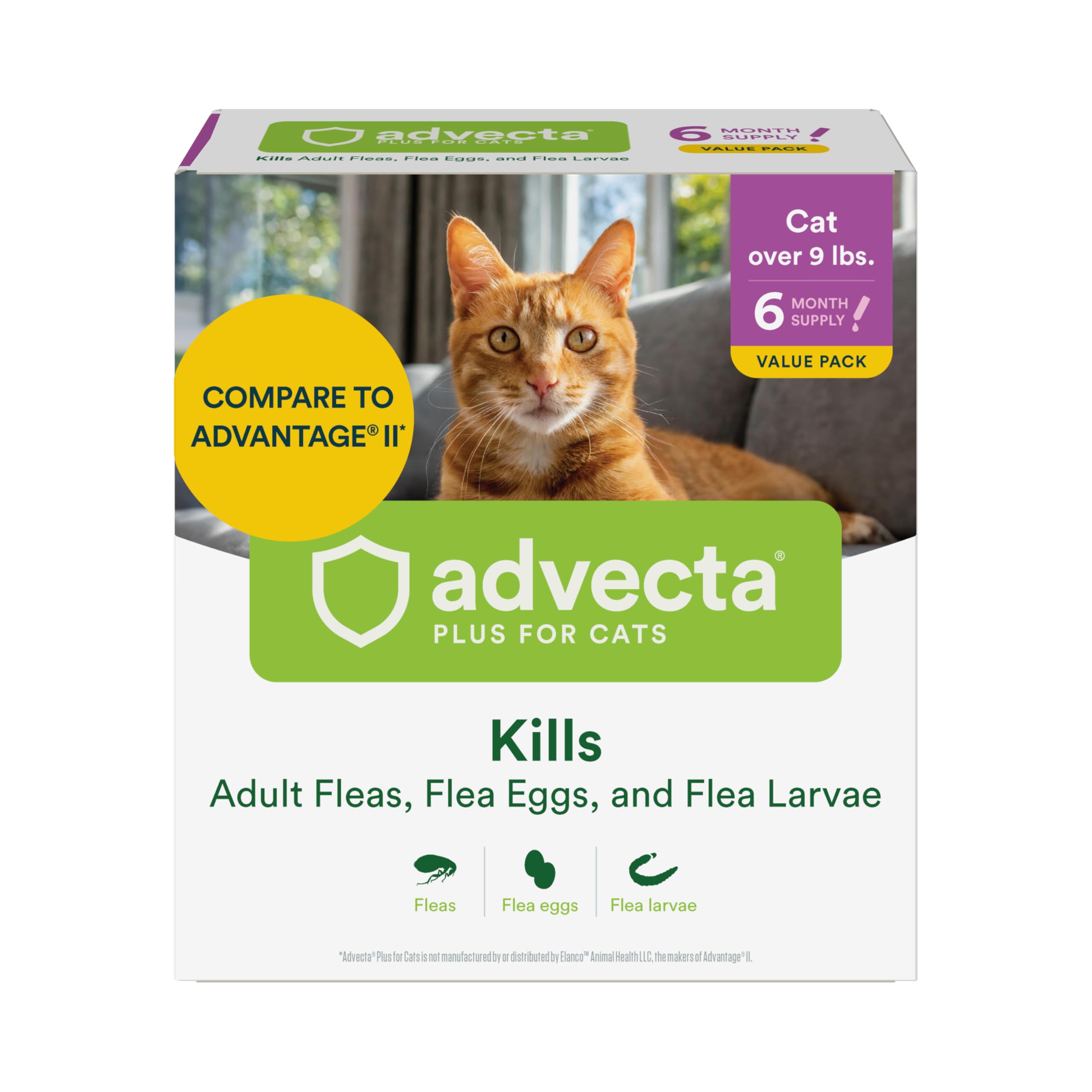 Advecta Plus Cat Flea Treatment 9+ lbs