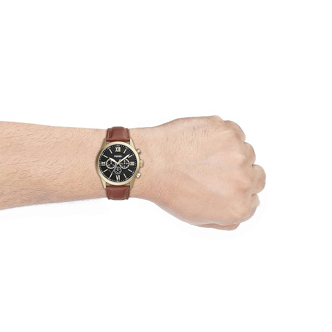Fossil Flynn Chronograph Brown Leather 