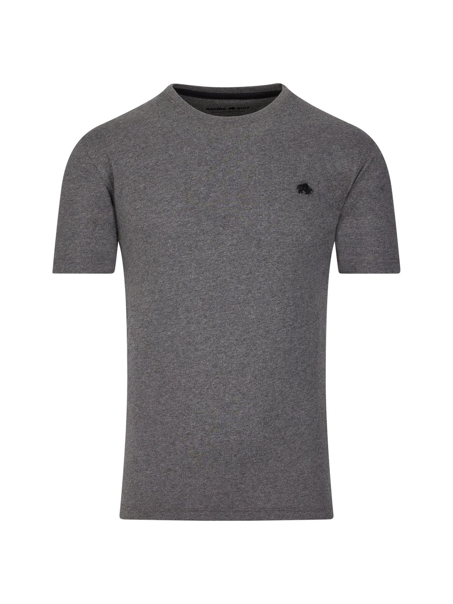 Raging Bull Mens Classic Organic T-Shirt (L) (Charcoal)