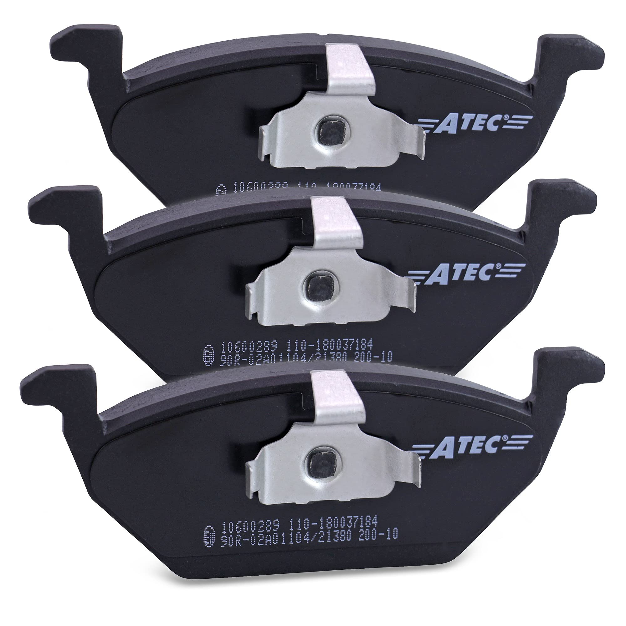 ATEC Germany Juego de pastillas de freno delantero+trasero incl. contacto