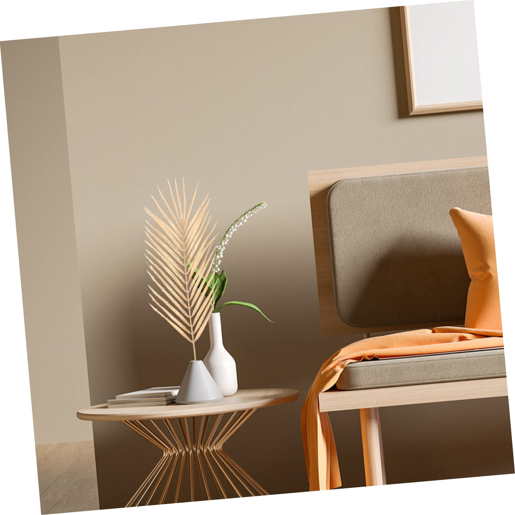 Abaodam 12pezzi Foglie Artificiali Chic Per Decorazione Piante Finta Realistica Per Matrimonio Giardino e Casa Per Fotografia e Eventi Decorativi