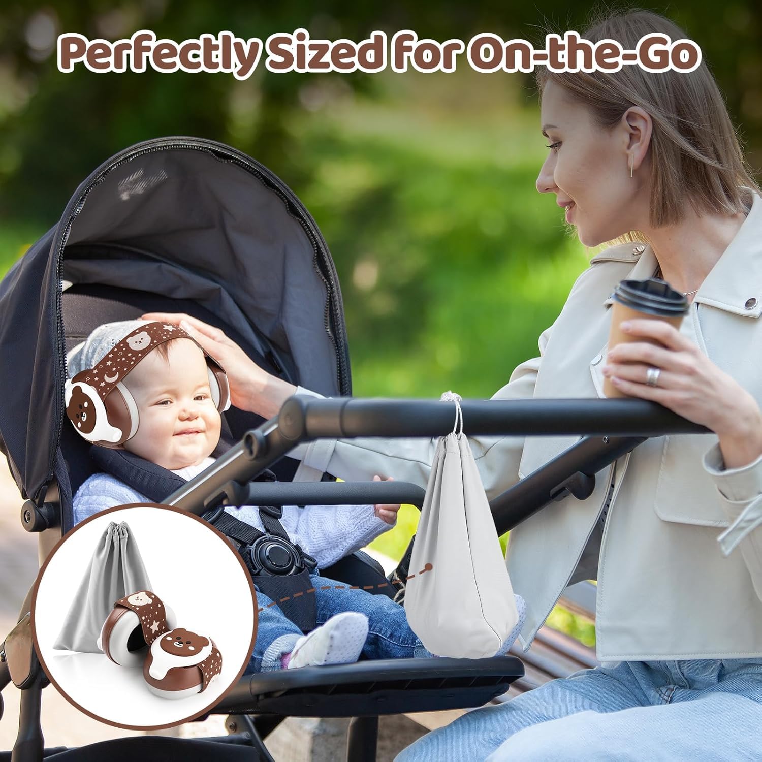 YomauiYee Baby Noise Cancelling Headphones 0-36 Months, 25dB NRR Hearing Protection for Babies & Toddlers - Image 3