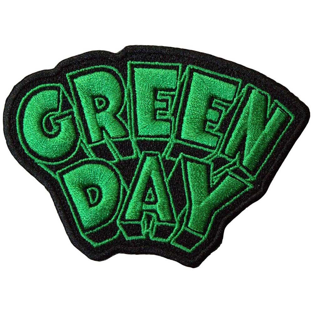 Green DayDookie Woven Logo Iron On Patch