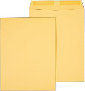 Staples Gummed Catalog Envelopes, 9.5-inch L x 12.5-inch H, Brown, 200/Carton (ST50194-CCVS)