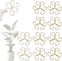 Vista 7 de Juego de soporte para tallos de plantas, soporte de plástico reutilizable para plantas trepadoras, soporte de plantas enrejado para plantas