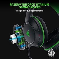 Vista 2 de Wireless Xbox Gaming Headset: Razer Kaira Pro with Titanium Drivers & Supercardioid Mic - Black Negro
