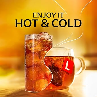 Lipton Yellow Label Decaffeinated Black Tea Bags, 72 Count, Decaf Black Tea for Hot Tea or Iced Tea