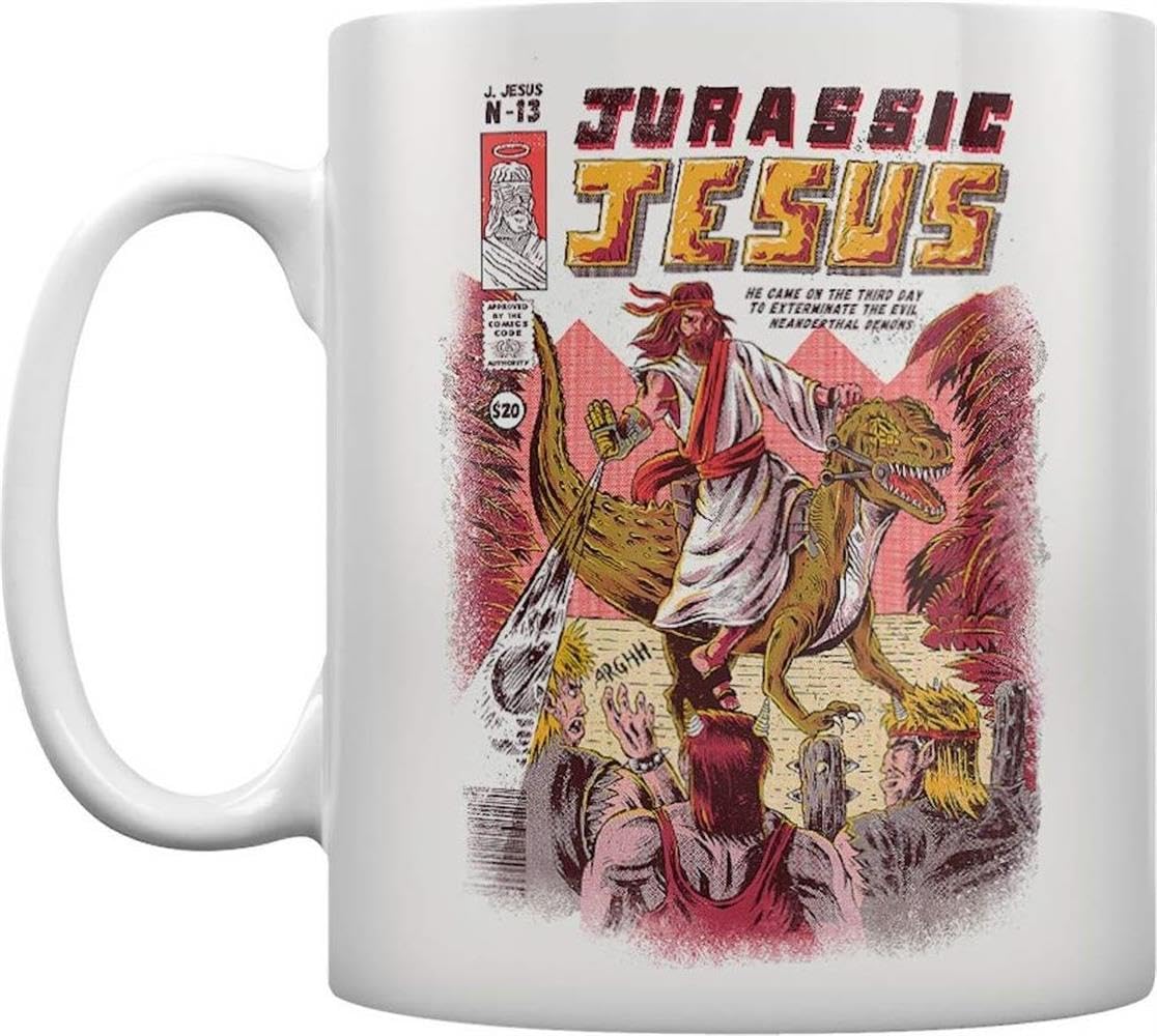 Pyramid International Ilustrata (Jurassic Jesus) Mug - 10Oz / 315Ml Ceramic Mug - One Size