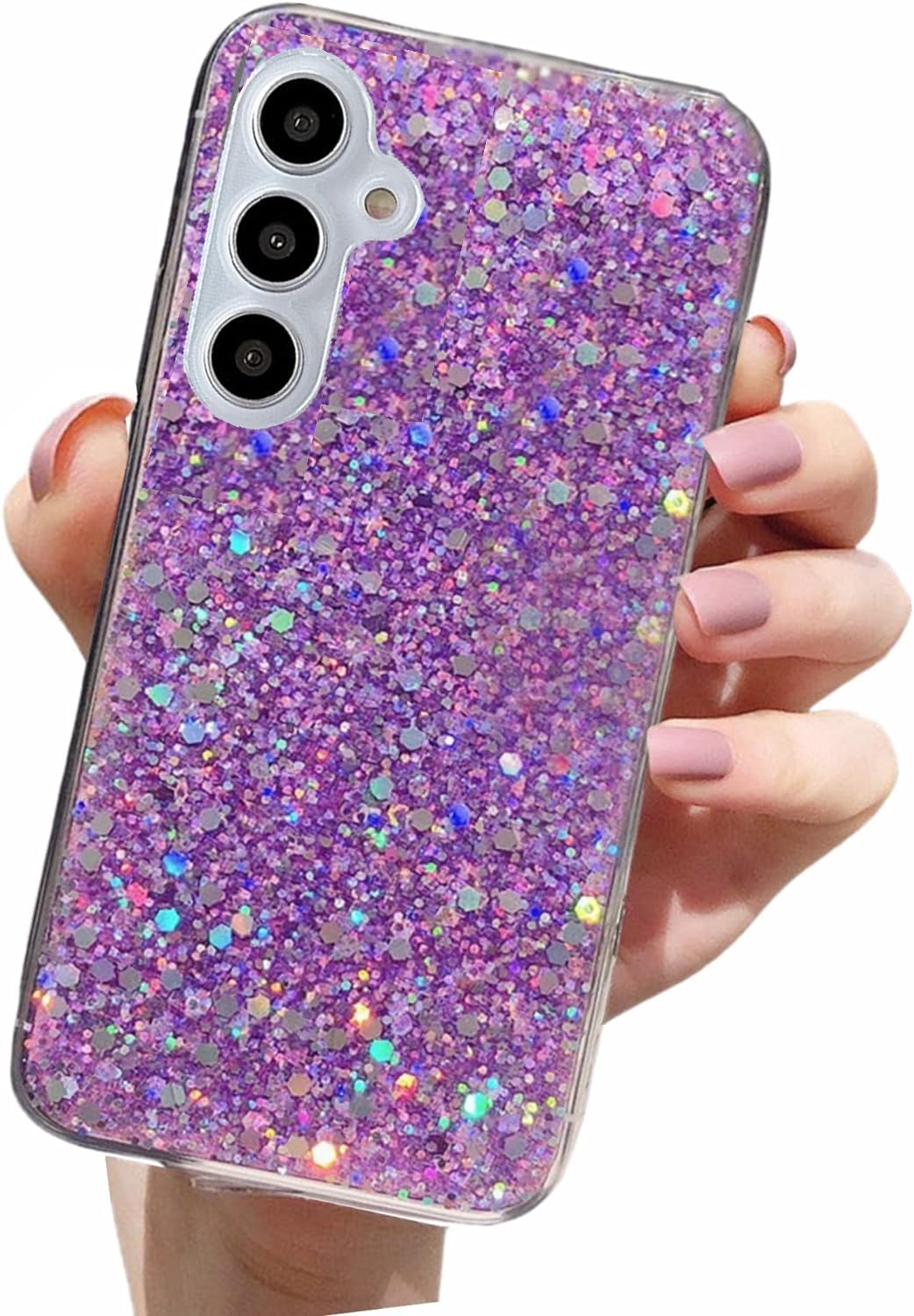 Coque Samsung S24 incassable fine violette évite les rayures