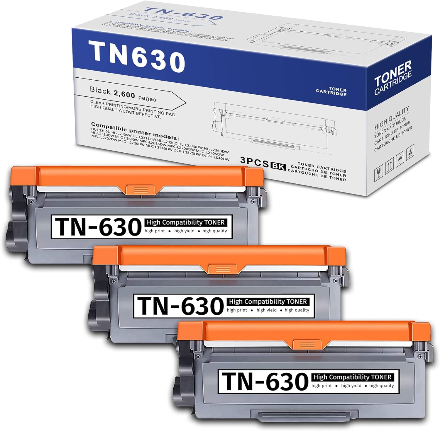 Amazon.co.jp TN630 TN630 トナーカートリッジ ブラック Brother TN 630 トナー交換用 HL