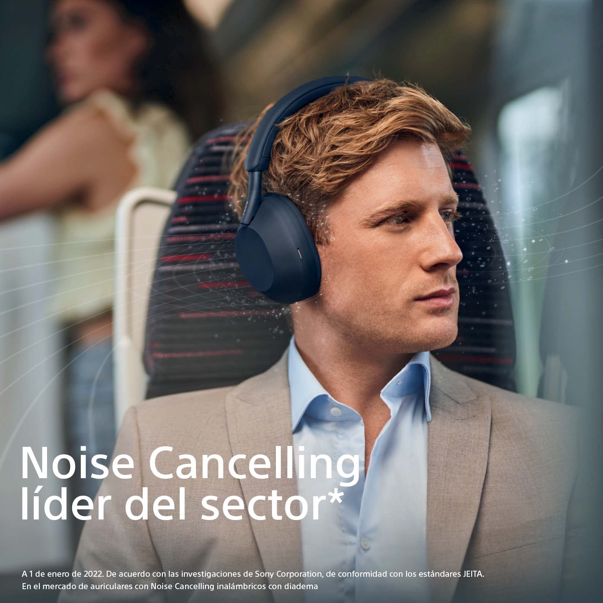 Sony WH-1000XM5 - Casque Bluetooth sans Fil à réduction de Bruit - 30 Heures d'autonomie - Optimisé pour Alexa et Google Assistant Bleu (Reconditionné)
