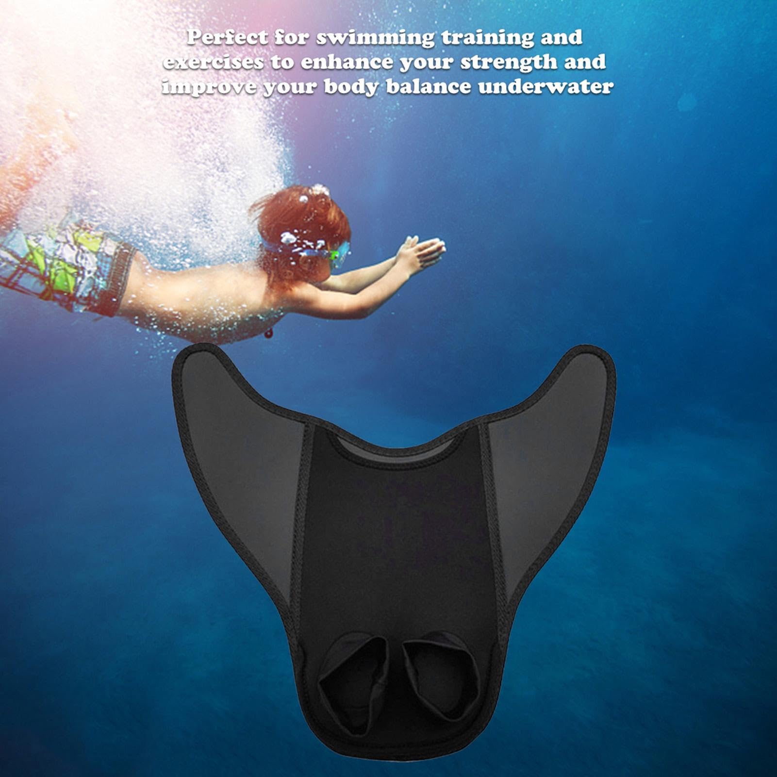 Palmes De Natation Monopalme Sirène, Palmes D'entraînement De NatationPalmes À Lame Courte, pour Piscine, Plage Et Sports Aquatiques