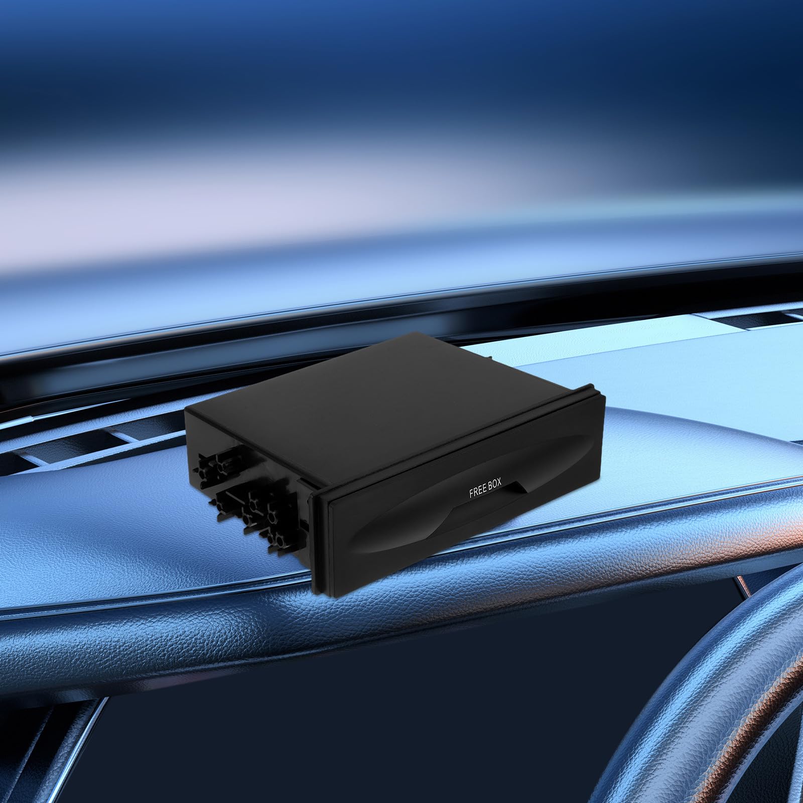 Tragbarer CD Halter fürs Auto aus Kunststoff mit Einfacher Installation und Elegantem Design für Effiziente Aufbewahrung Am Armaturenbrett