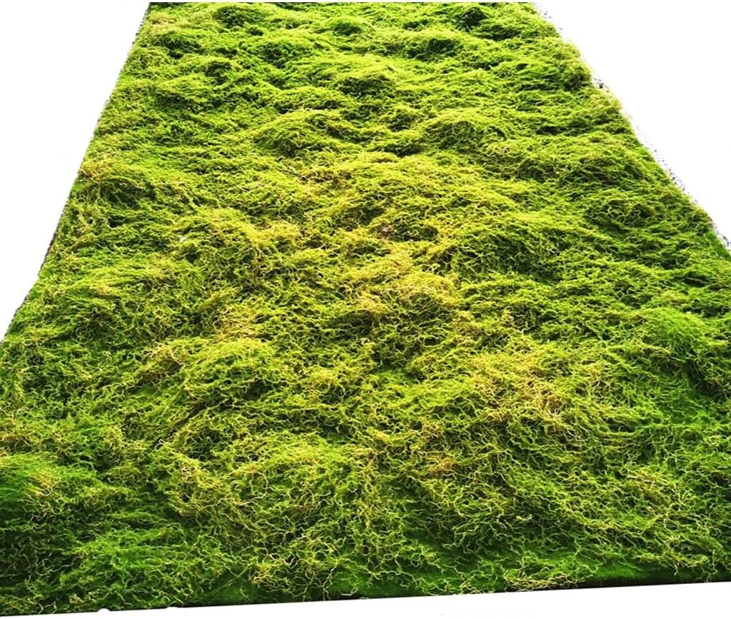 Natural-Looking Artificial Moss Clumps for Crafts Fairy Gardens Home Decor Soft Synthetic Moss(4 Size)