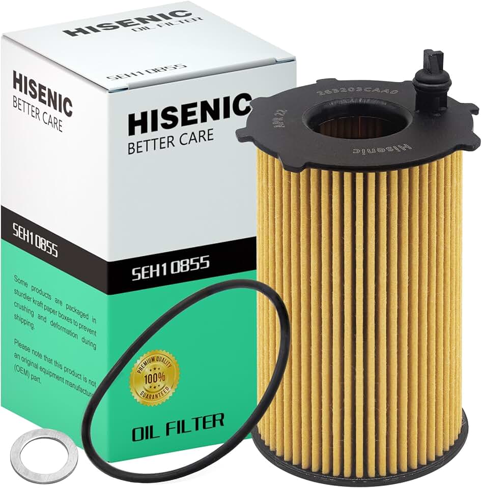 Filtro de óleo para HYUNDAI Azera Santa FE serve para KIA Cadenza Sedona Sorento 3.3L 3.5L Substituir 10855 OX417D | Número de peça 26320-3CAA0
